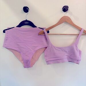 Left on Friday Double Scoop Top M & Hi Tide Bottom L